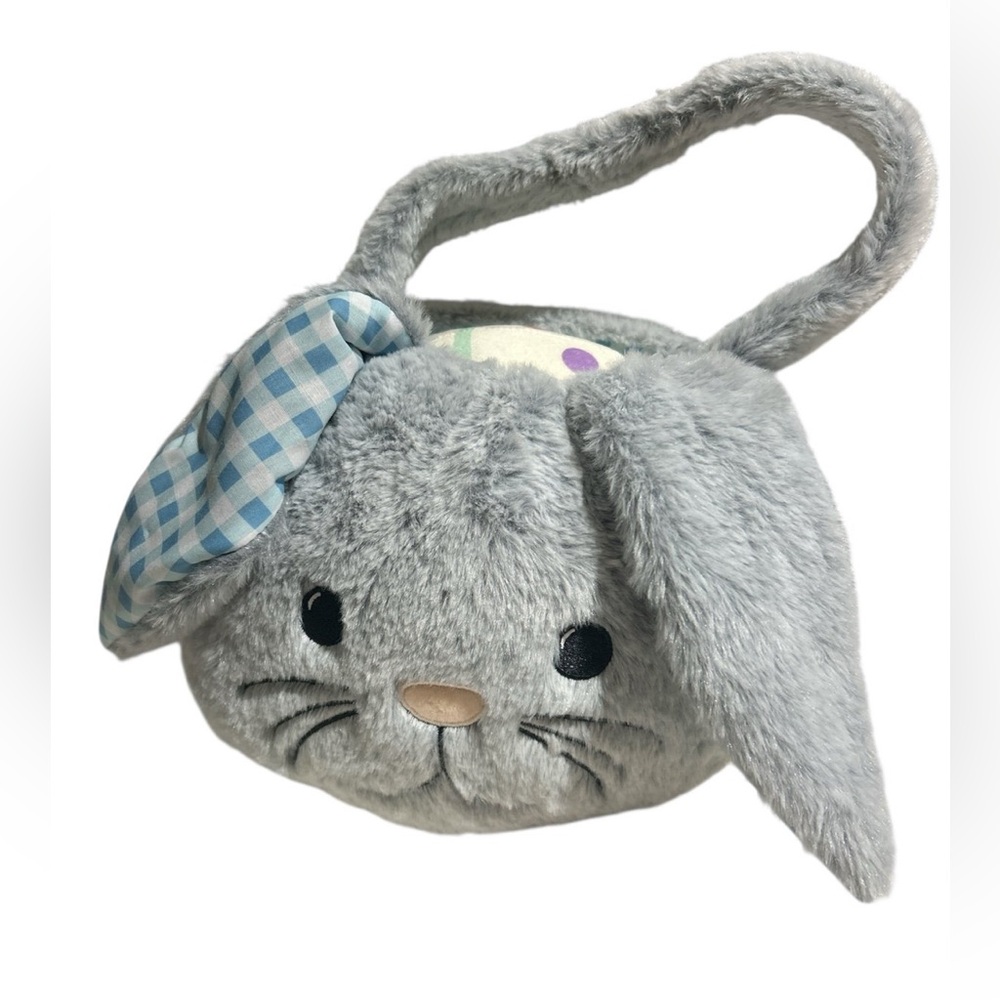 Easter Basket Gray With Gift